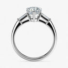 The Signature Baguette 3-Stone Engagement Ring | Pear