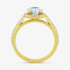 The Classic Accented Halo Engagement Ring | Oval