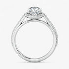 The Classic Accented Halo Engagement Ring | Oval
