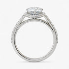 The Classic Accented Halo Engagement Ring | Pear