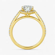 The Classic Accented Halo Engagement Ring | Cushion