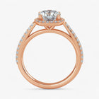 The Classic Accented Halo Engagement Ring | Oval