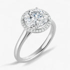 The Classic Halo Engagement Ring | Round