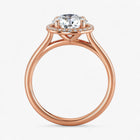 The Classic Halo Engagement Ring | Round