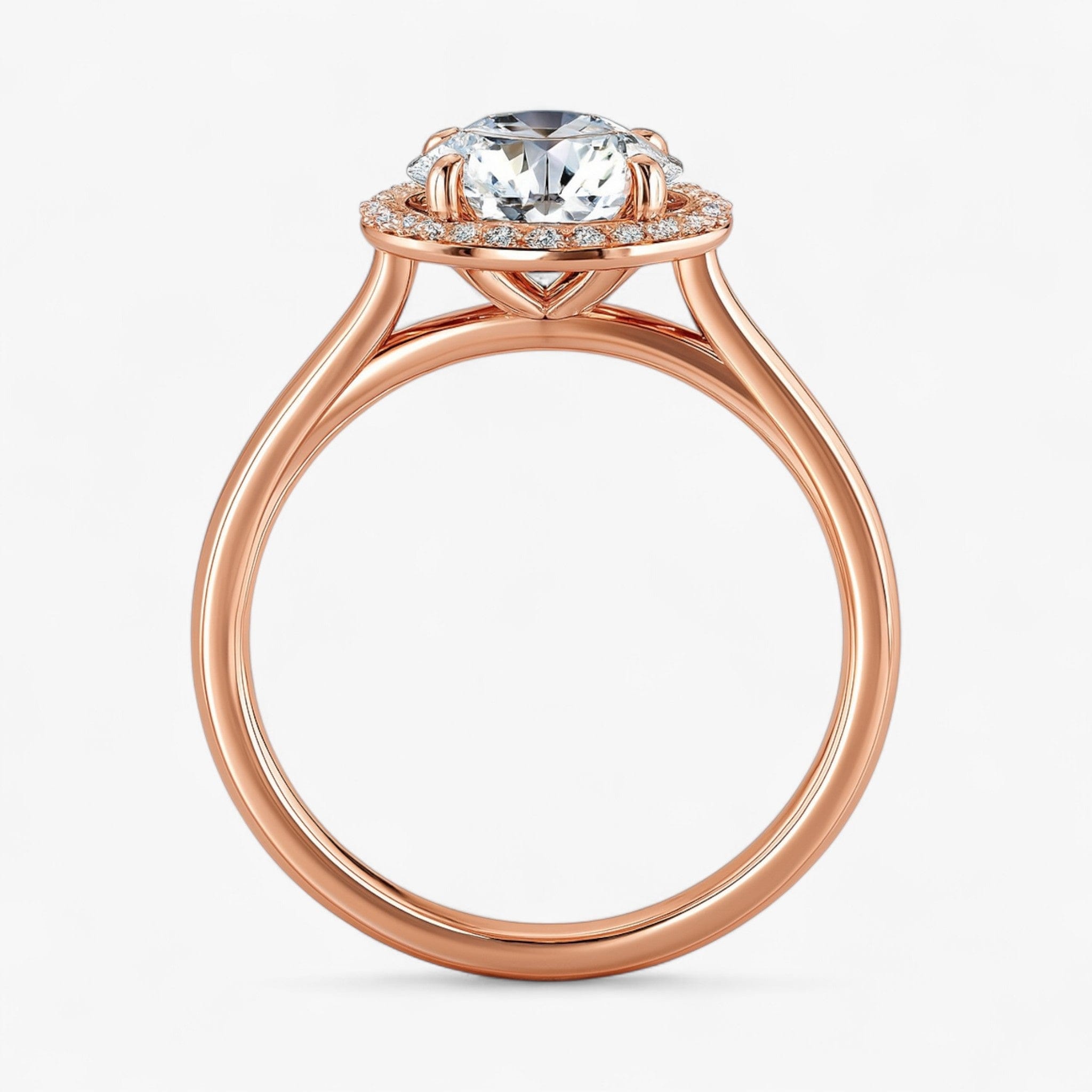 The Classic Halo Engagement Ring | Round