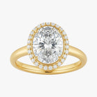 The Classic Halo Engagement Ring | Oval