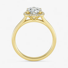 The Classic Halo Engagement Ring | Oval