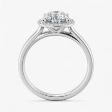 The Classic Halo Engagement Ring | Oval
