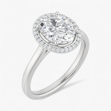 The Classic Halo Engagement Ring | Oval