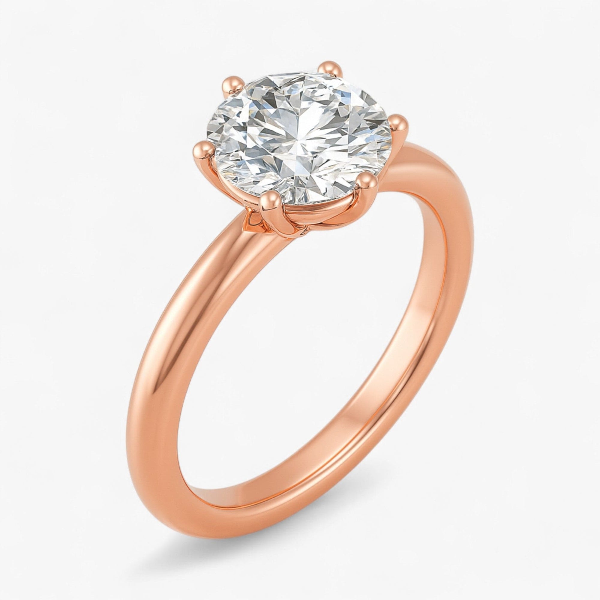 The Signature Solitaire Engagement Ring | Round