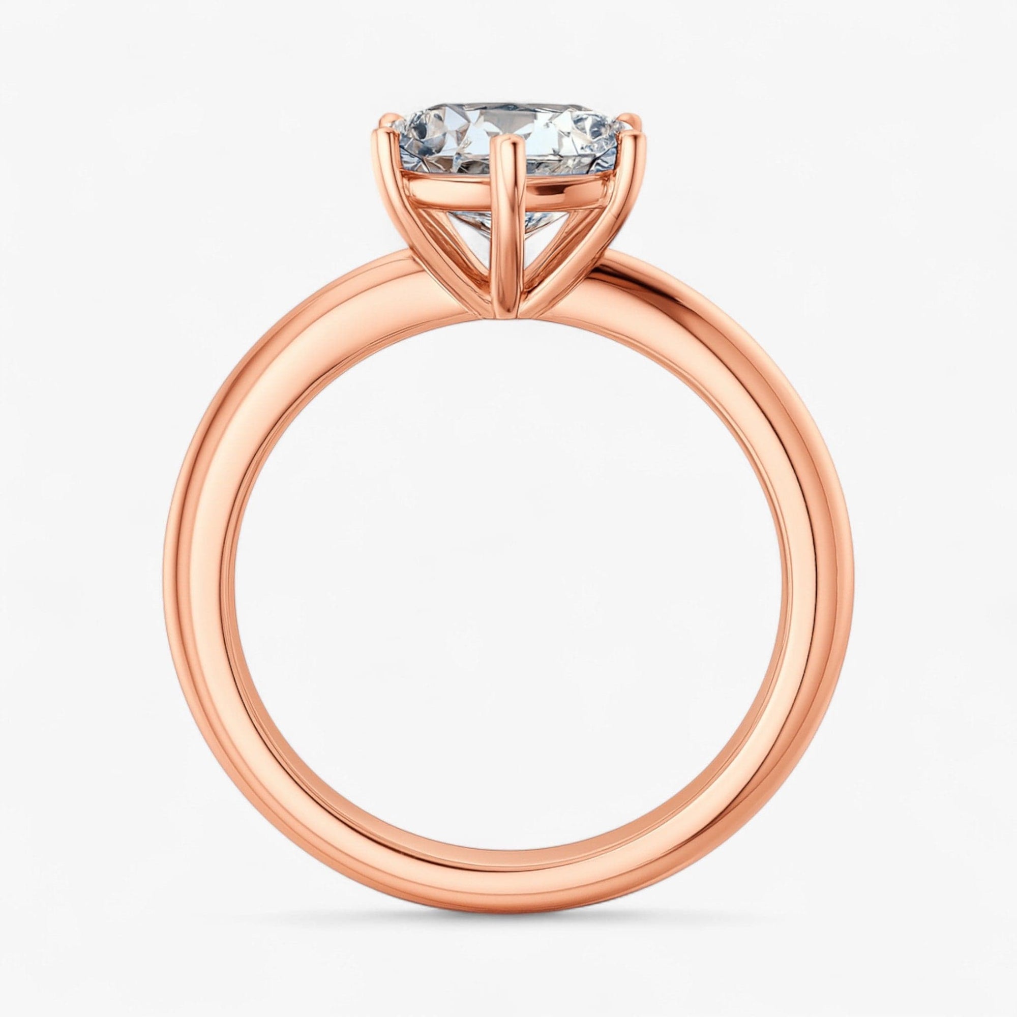 The Signature Solitaire Engagement Ring | Round