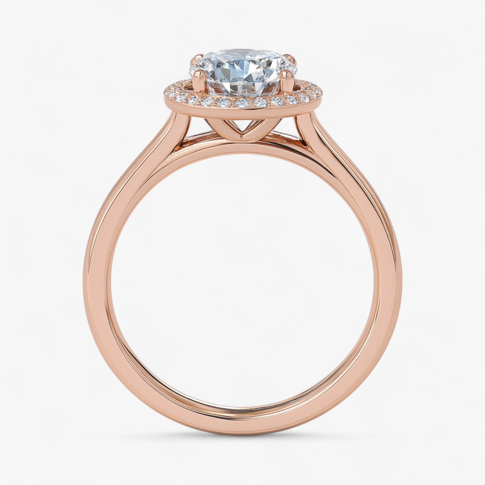 The Classic Halo Engagement Ring | Oval