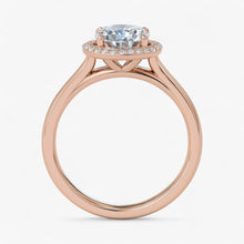 The Classic Halo Engagement Ring | Oval