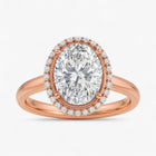 The Classic Halo Engagement Ring | Oval
