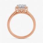 The Classic Halo Engagement Ring | Emerald
