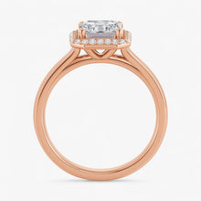 The Classic Halo Engagement Ring | Emerald