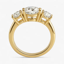 The Signature 3-Stone Engagement Ring | Oval