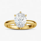The Signature Solitaire Engagement Ring | Oval