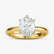 The Signature Solitaire Engagement Ring | Oval