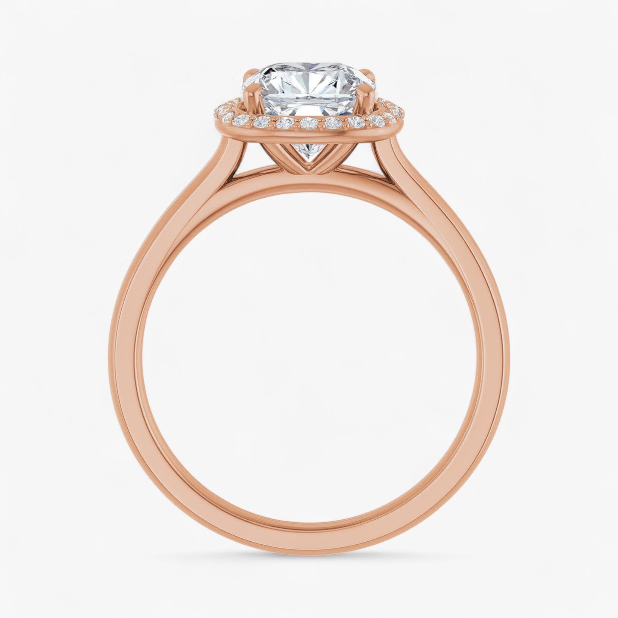 The Classic Halo Engagement Ring | Cushion