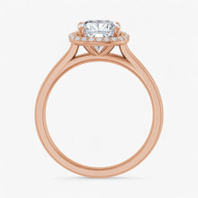 The Classic Halo Engagement Ring | Cushion