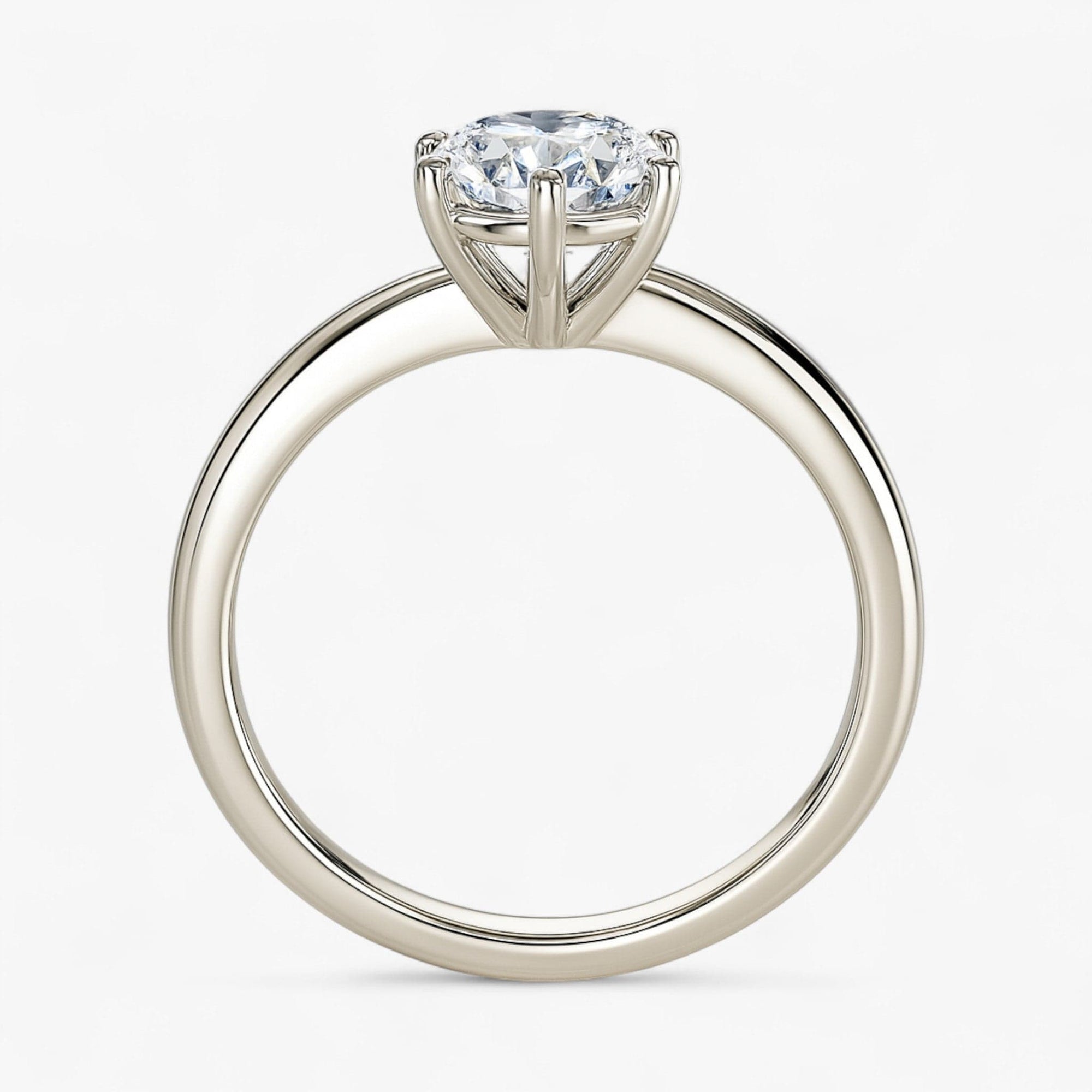 The Signature Solitaire Engagement Ring | Oval