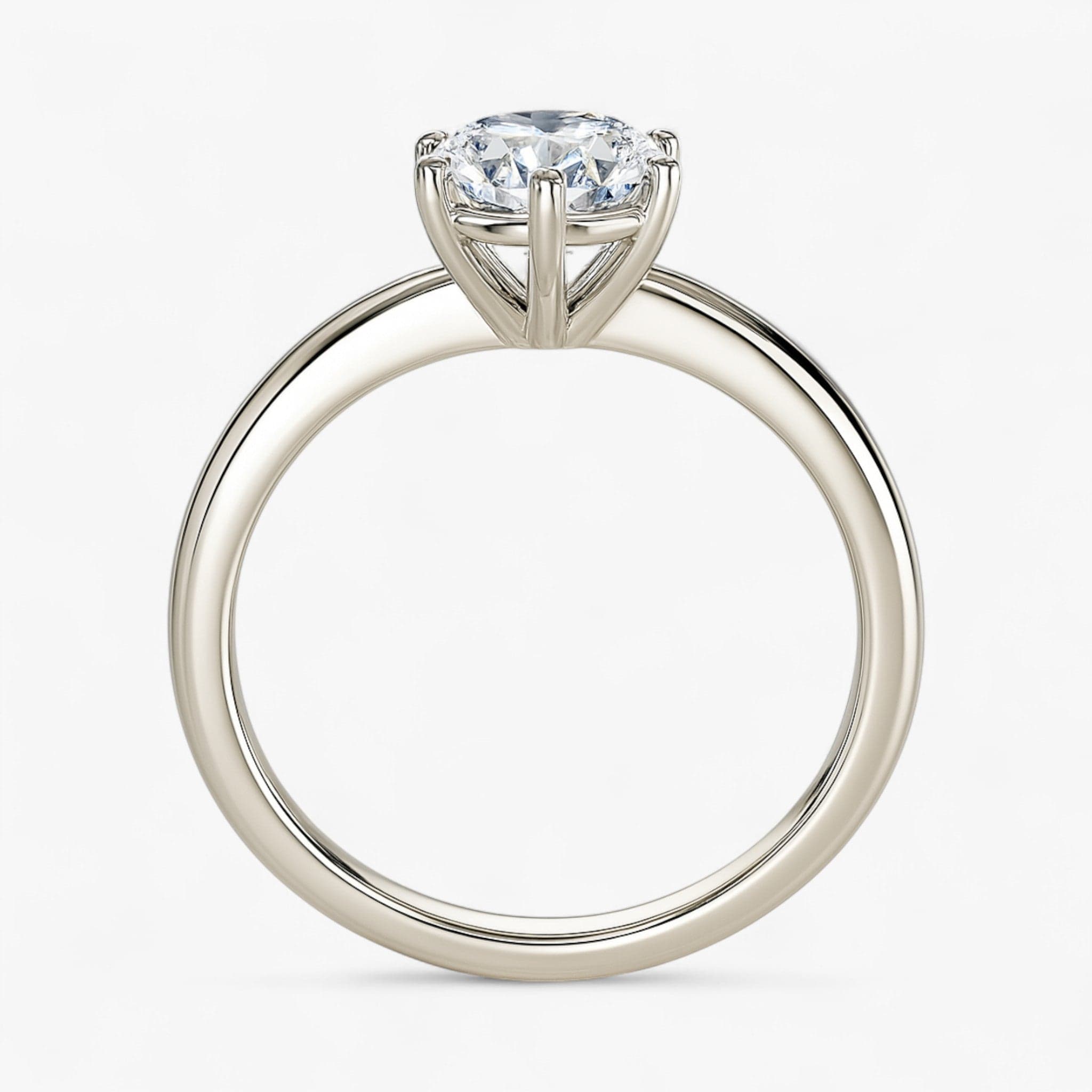 The Signature Solitaire Engagement Ring | Oval