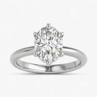 The Signature Solitaire Engagement Ring | Oval