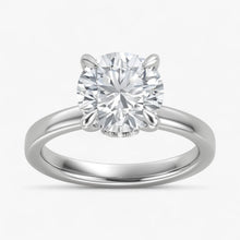 The Timeless Hidden Halo Engagement Ring | Round