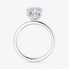 The Timeless Hidden Halo Engagement Ring | Round