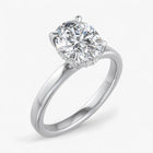 The Timeless Hidden Halo Engagement Ring | Oval