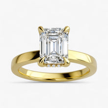 The Timeless Hidden Halo Engagement Ring | Emerald