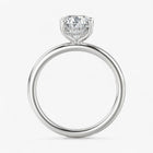 The Timeless Hidden Halo Engagement Ring | Oval