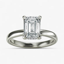 The Timeless Hidden Halo Engagement Ring | Emerald