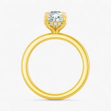The Timeless Hidden Halo Engagement Ring | Pear