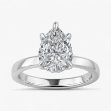 The Timeless Hidden Halo Engagement Ring | Pear