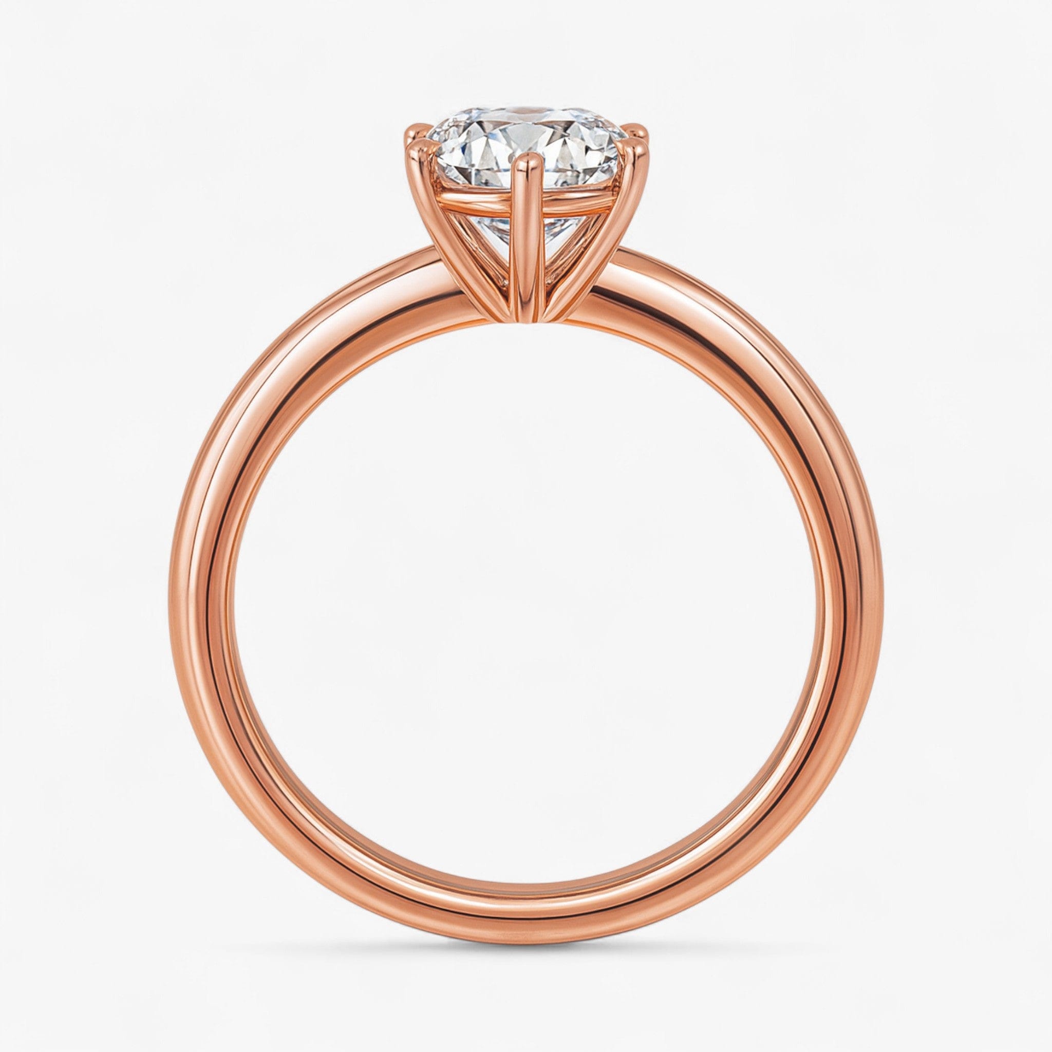 The Signature Solitaire Engagement Ring | Oval