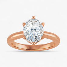 The Signature Solitaire Engagement Ring | Oval