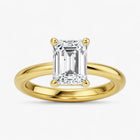 The Signature Solitaire Engagement Ring | Emerald