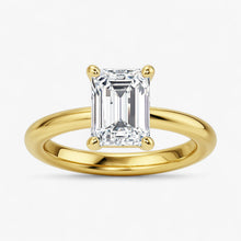 The Signature Solitaire Engagement Ring | Emerald