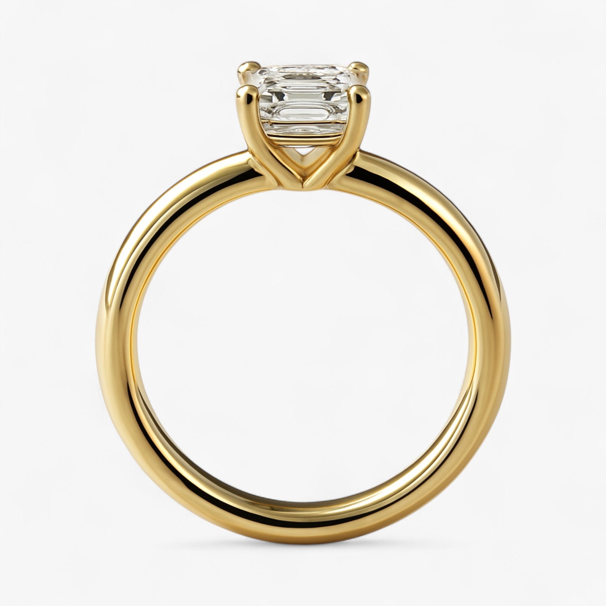 The Signature Solitaire Engagement Ring | Emerald