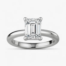 The Signature Solitaire Engagement Ring | Emerald