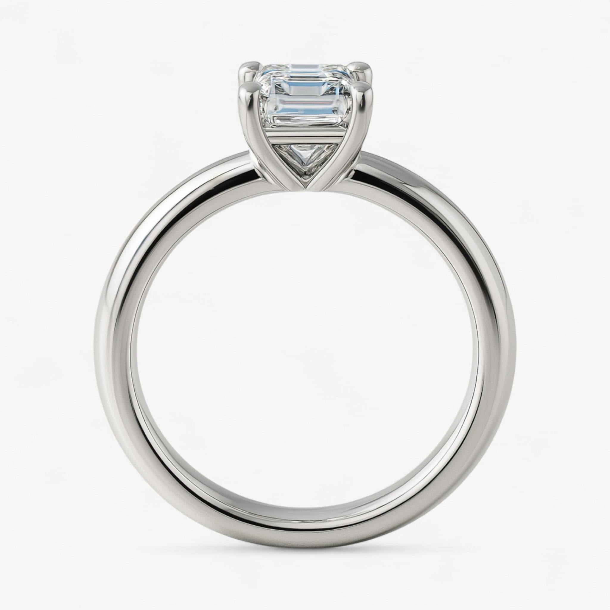 The Signature Solitaire Engagement Ring | Emerald