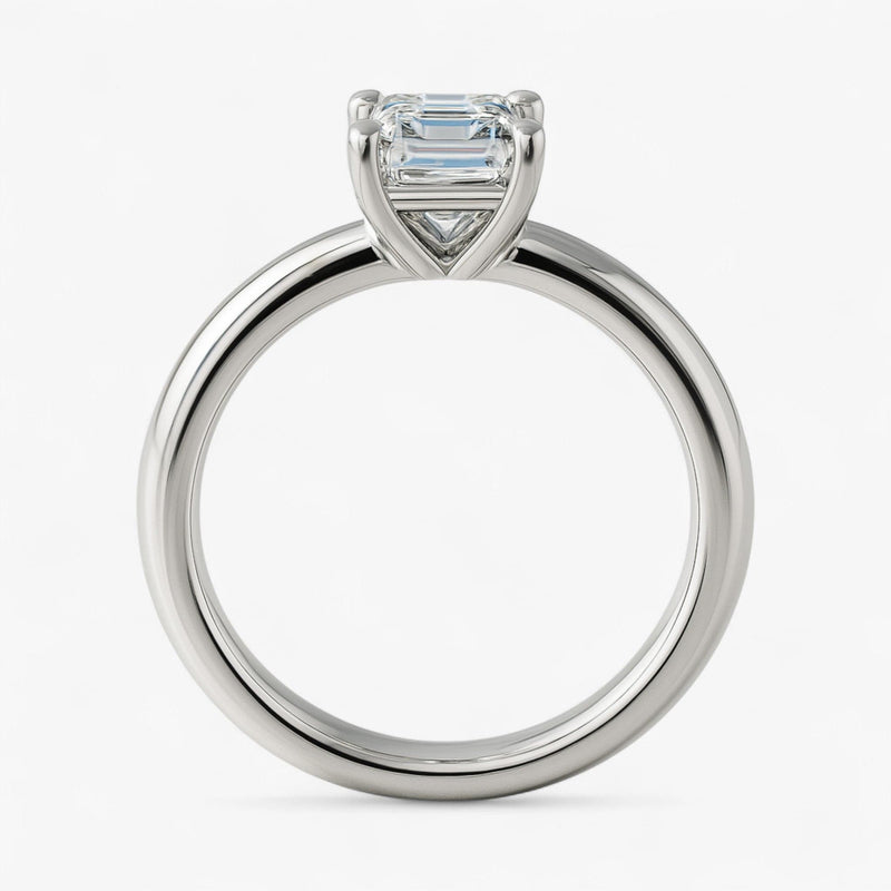 The Signature Solitaire Engagement Ring | Emerald