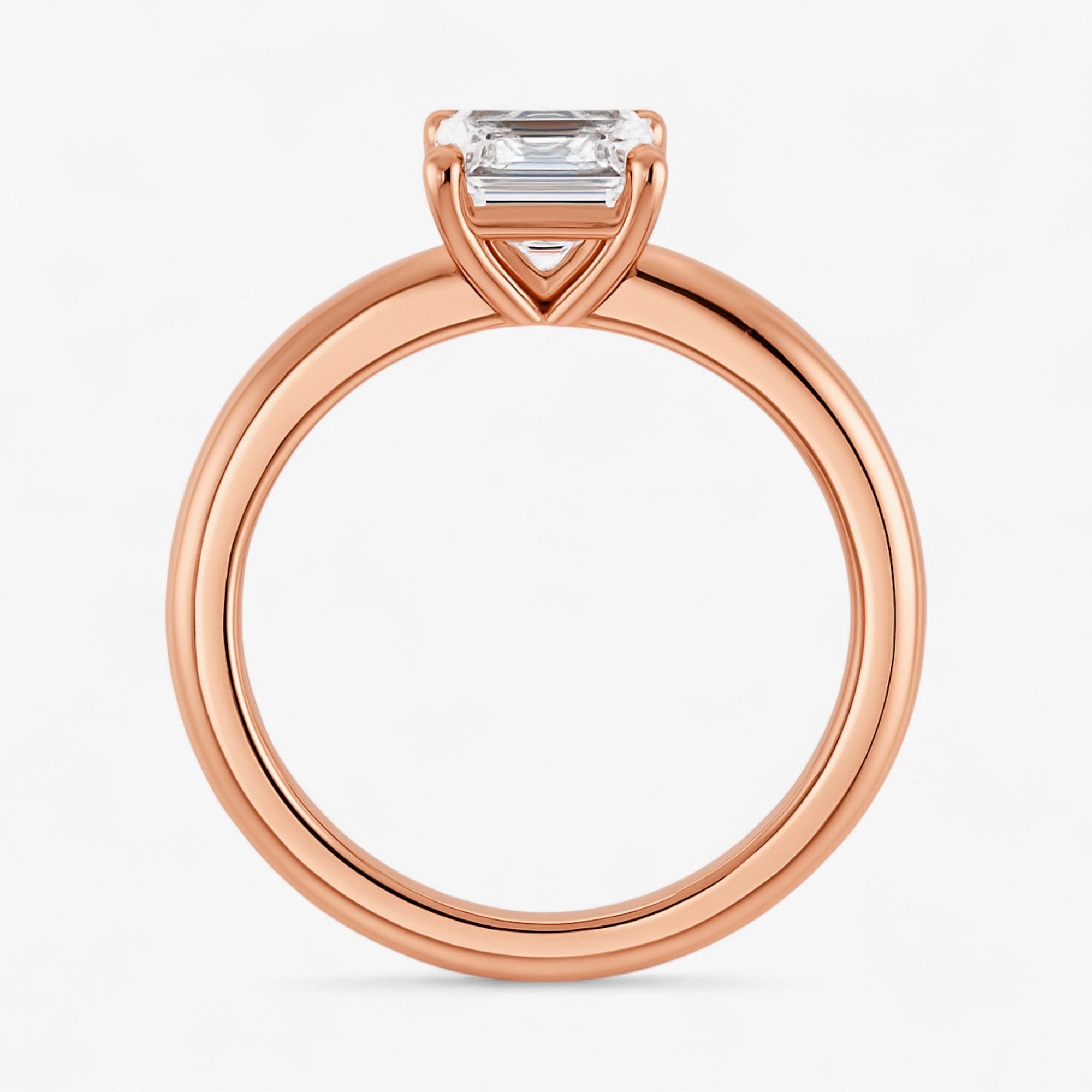The Signature Solitaire Engagement Ring | Emerald