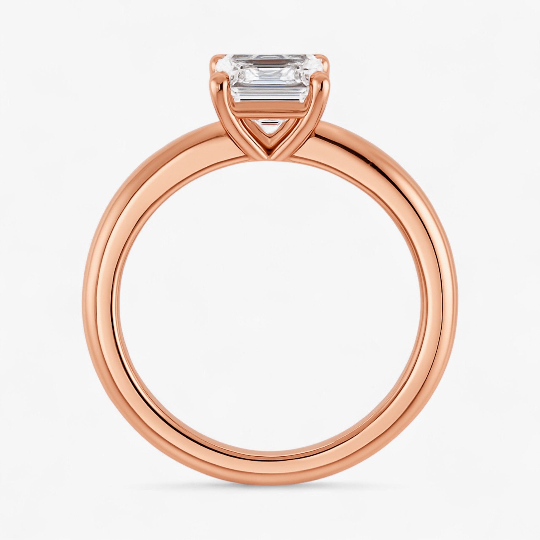 The Signature Solitaire Engagement Ring | Emerald