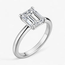 The Signature Solitaire Engagement Ring | Emerald
