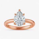 The Signature Solitaire Engagement Ring | Pear