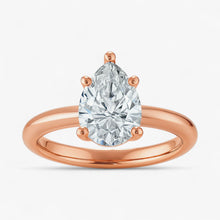 The Signature Solitaire Engagement Ring | Pear