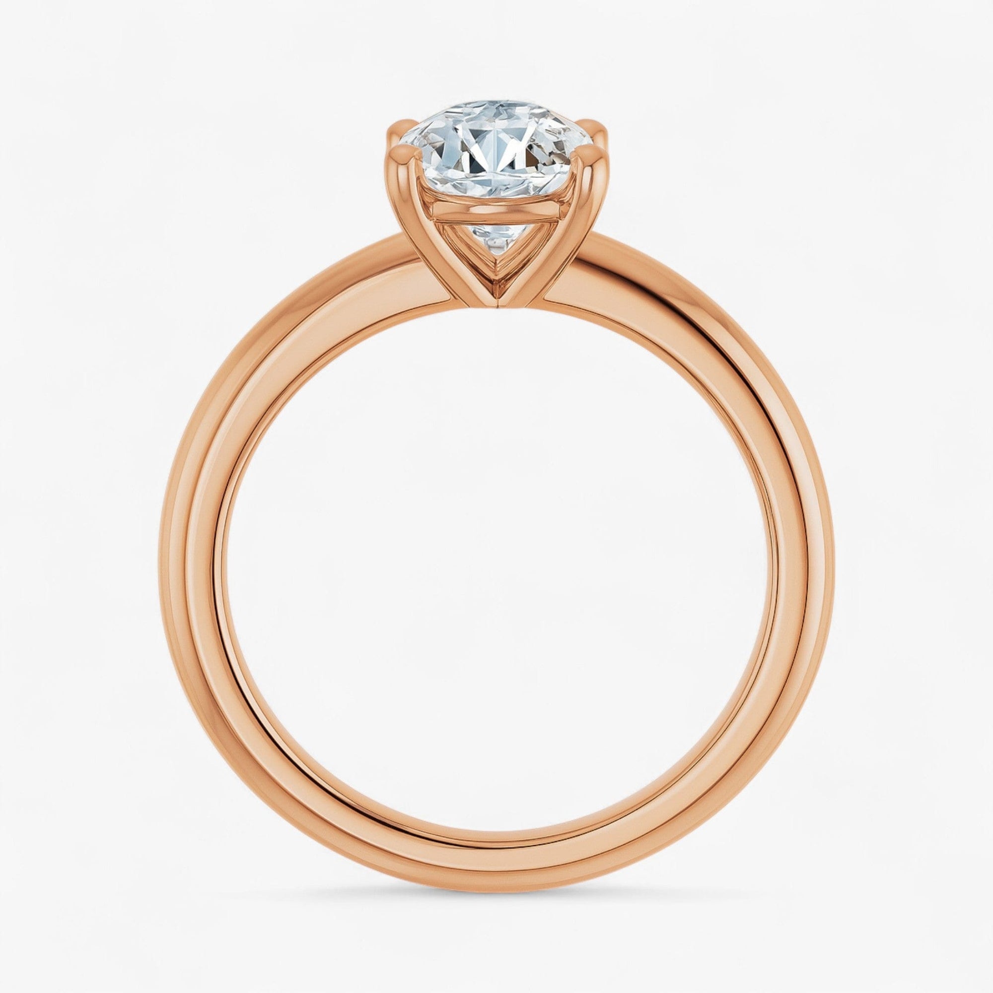 The Signature Solitaire Engagement Ring | Pear